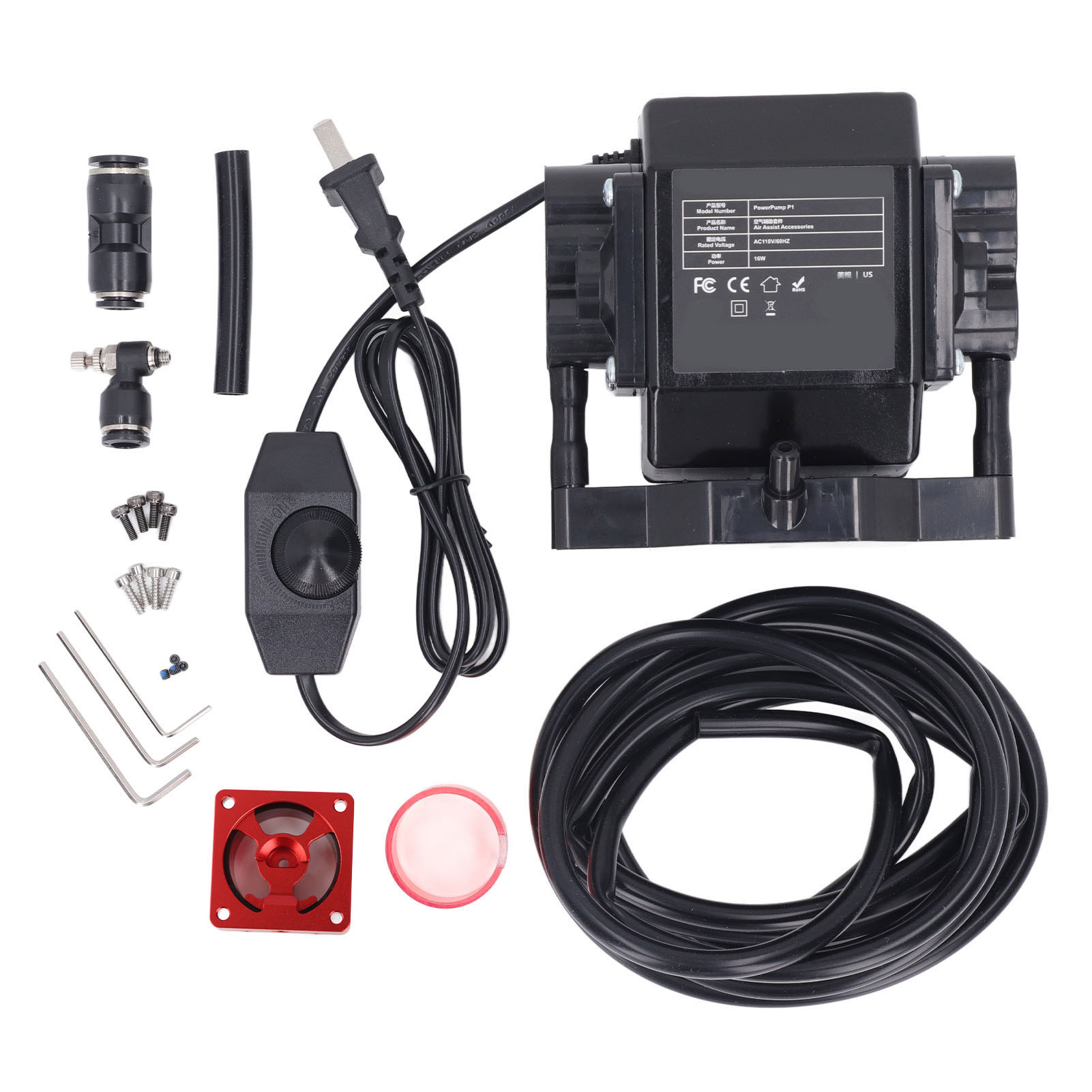 Air Assist Pump Laser - Pompe d'assistance à air réglable à