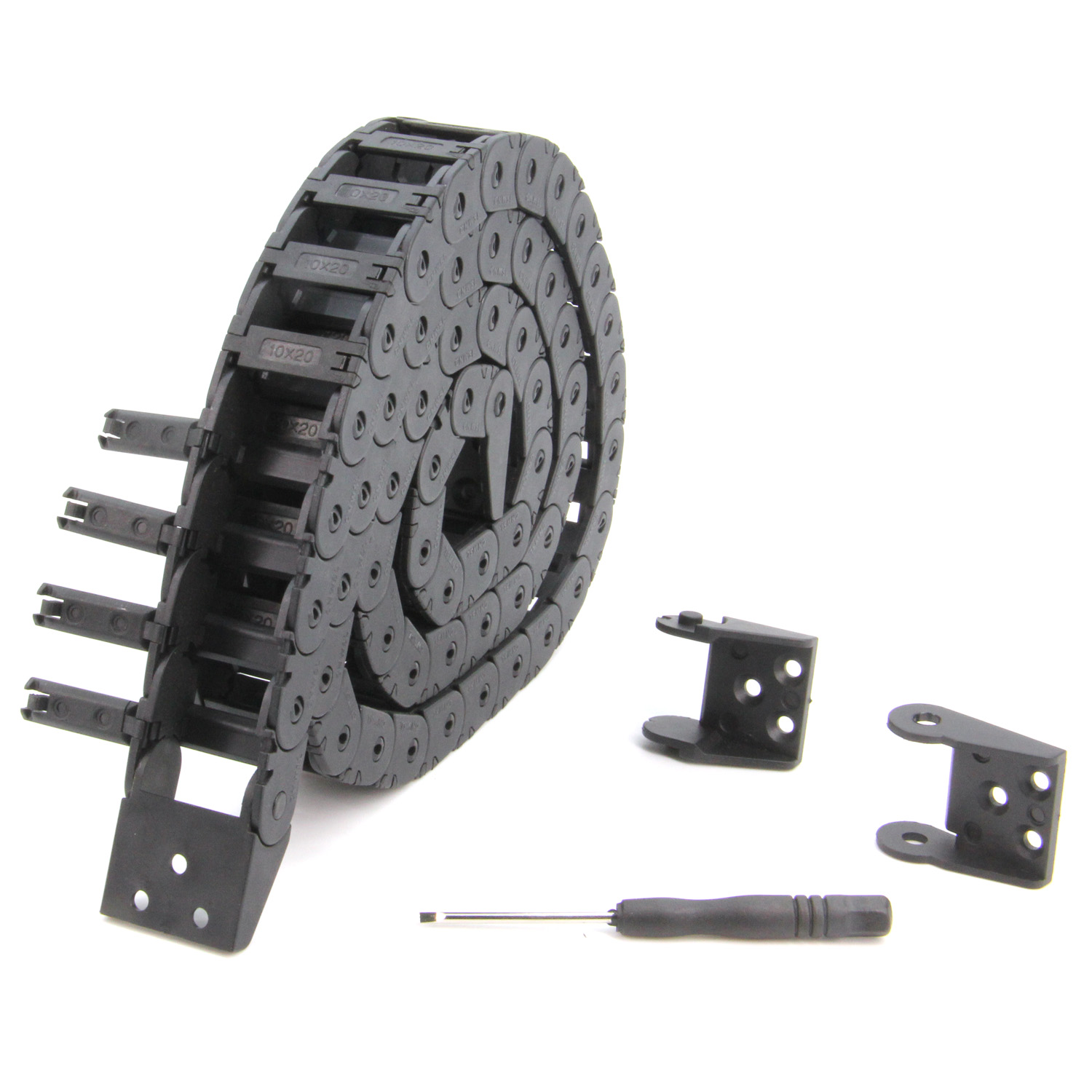 Drag Chain Cnc - Chaîne de traînée 10x20mm, longueur 1