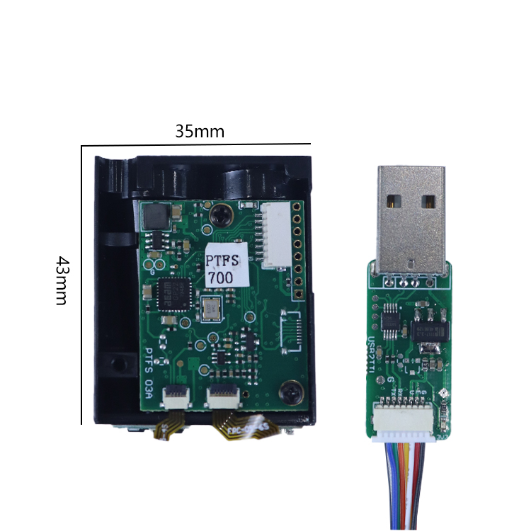 Industrial Laser Distance Measuring Device - Module de capteur de distance laser
