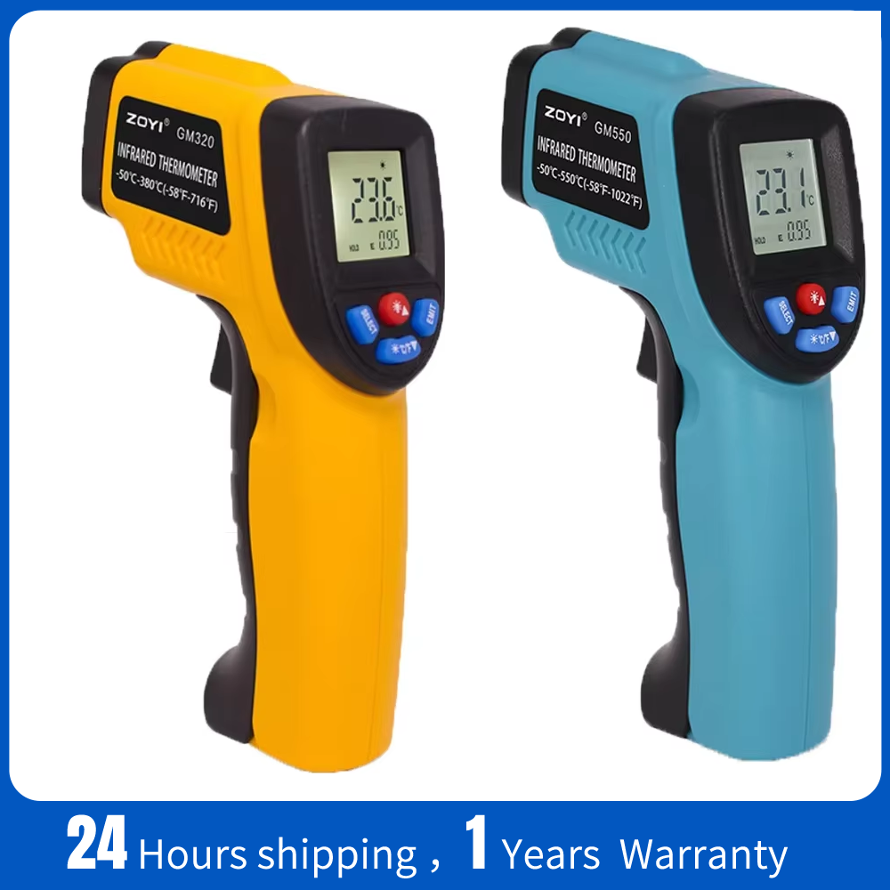 Industrial Laser Thermometer - Thermomètre infrarouge portable, pistolet de mesure