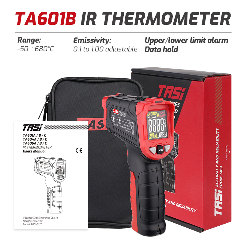 Thermomètre infrarouge TA601A  - Industrial Laser Thermometer avis et prix