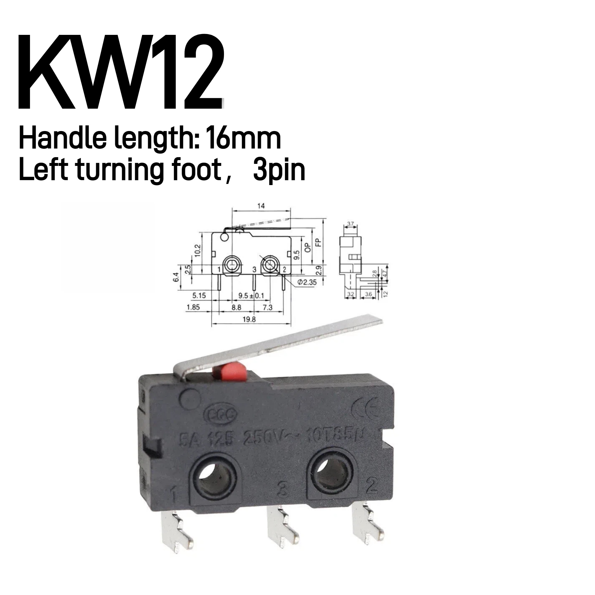 5-10-30 pièces 5A 125V250V Int - Limit Switch Cnc avis et prix