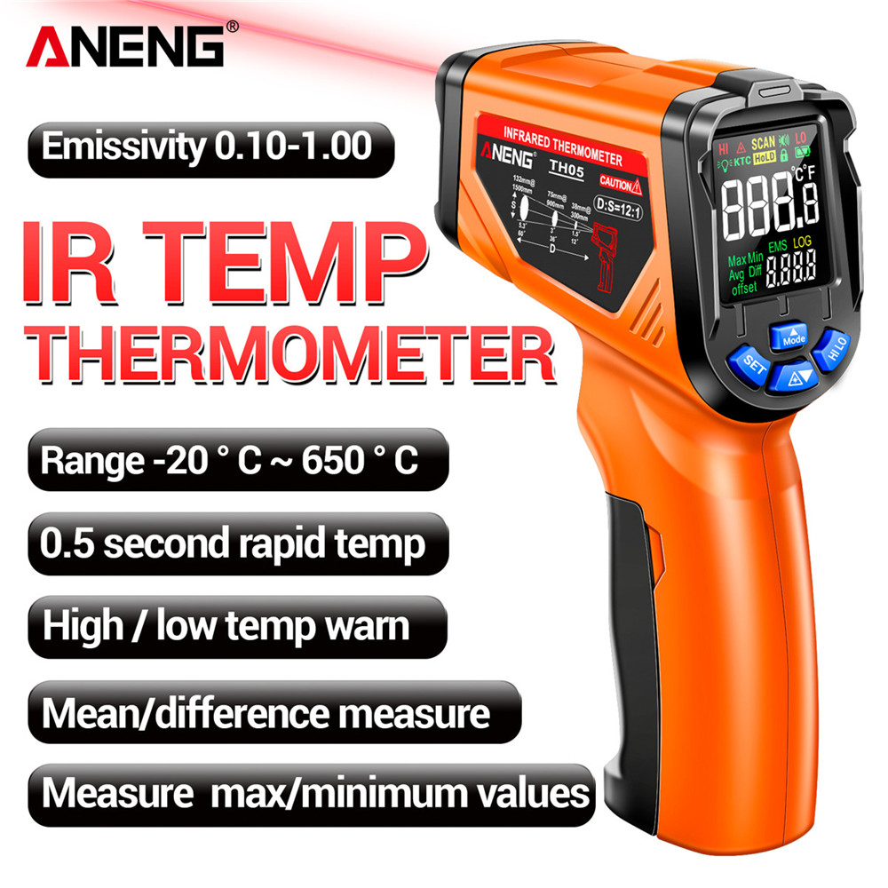 Thermomètre infrarouge numériq - Industrial Laser Thermometer avis et prix