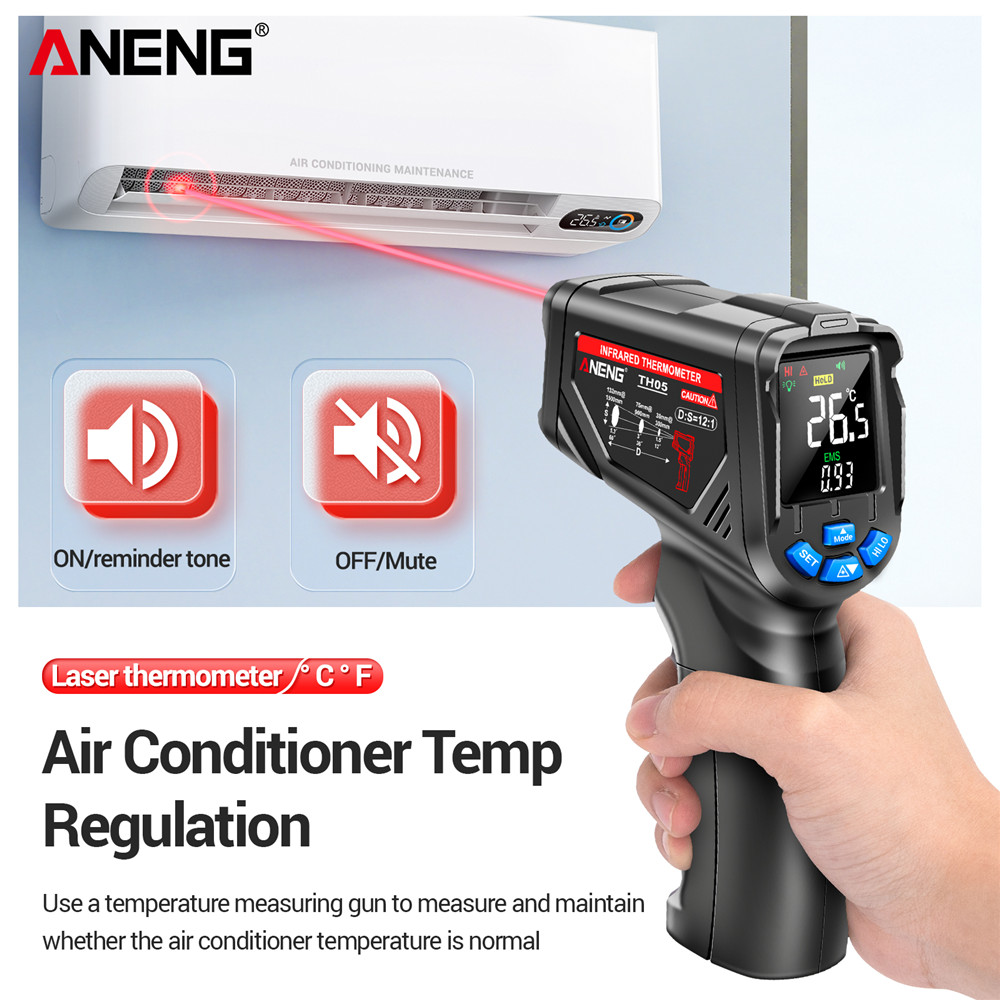 Thermomètre infrarouge numériq - Industrial Laser Thermometer avis et prix