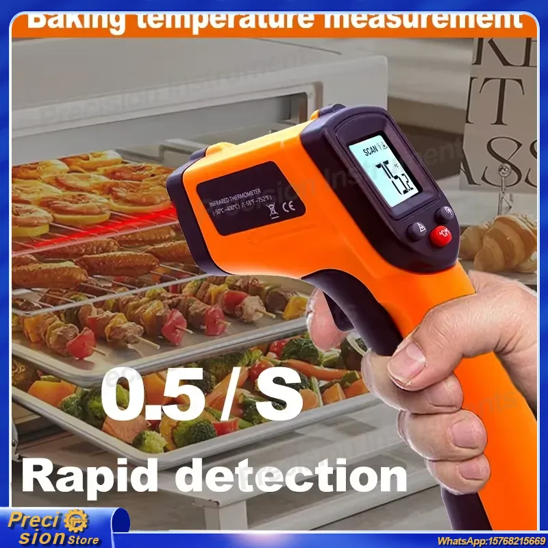 Thermomètre infrarouge sans co - Industrial Laser Thermometer avis et prix